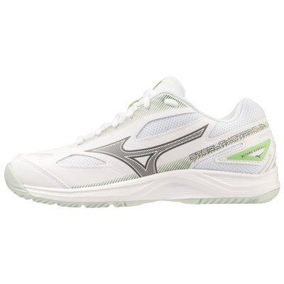 Zapatillas Balonmano Mizuno Stealth Star 2 JR Hombre Blancos / Verdes - Chile M842NVOKHI